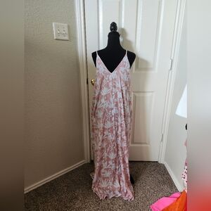 Van Winkle & Co Women's Pink Maxi Dress